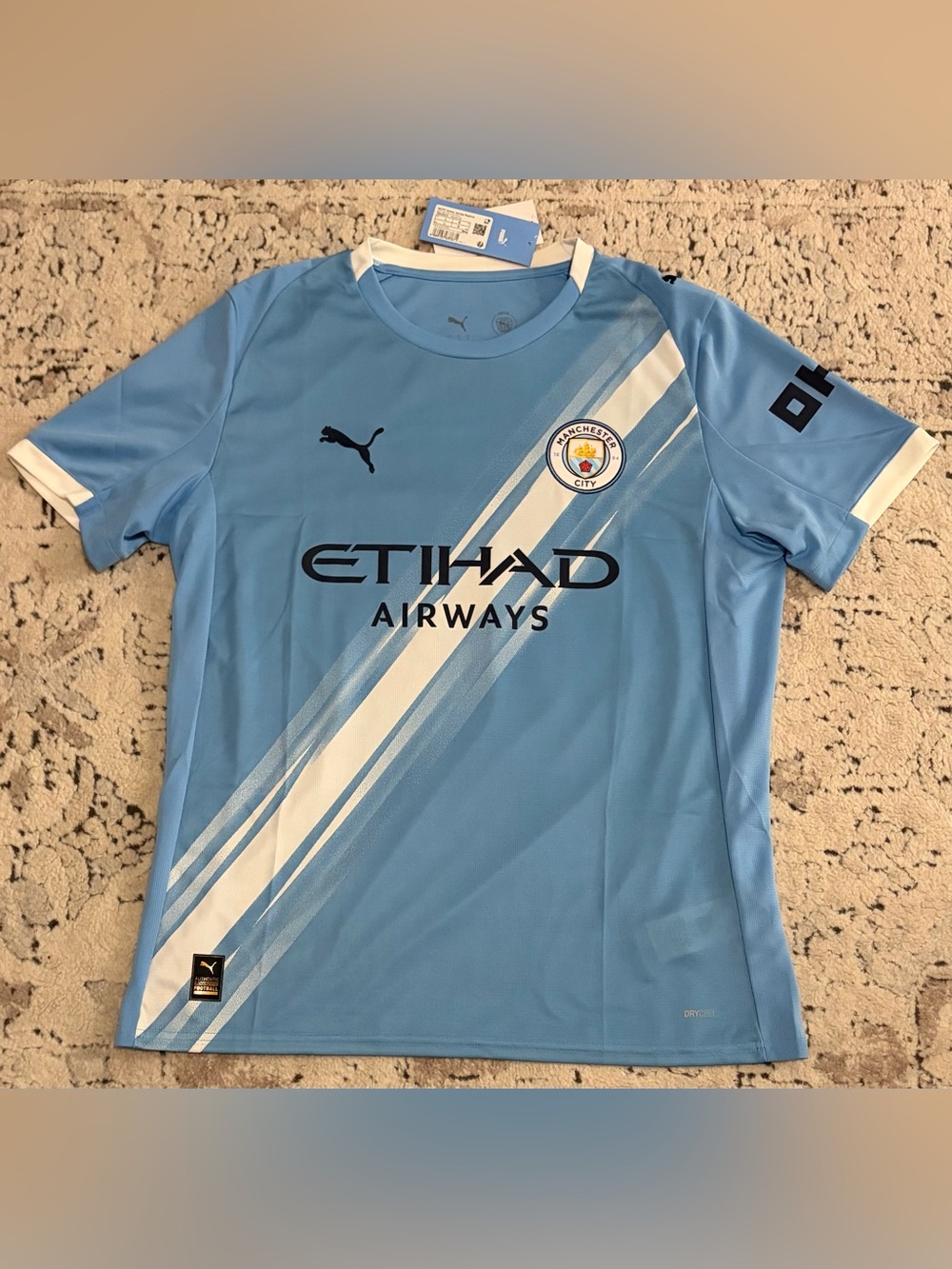 Puma Official Manchester City 2025/26 Semenyo #42 780338-01 Jersey Men's Sz: L - Picture 2 of 8